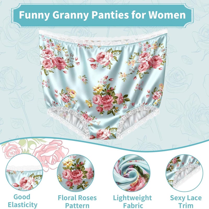 Dalycro Granny Panties Funny Unerwear for Women Big Mama Undies Gag Gift For Adults Men Christmas Stocking Stuffer Party - Image 3